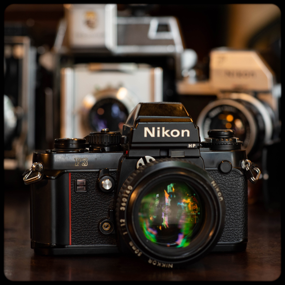 NIKON F3 HP (DEMO)+ 50MM F/1.2 AIS,  85MM F/1.4 AIS