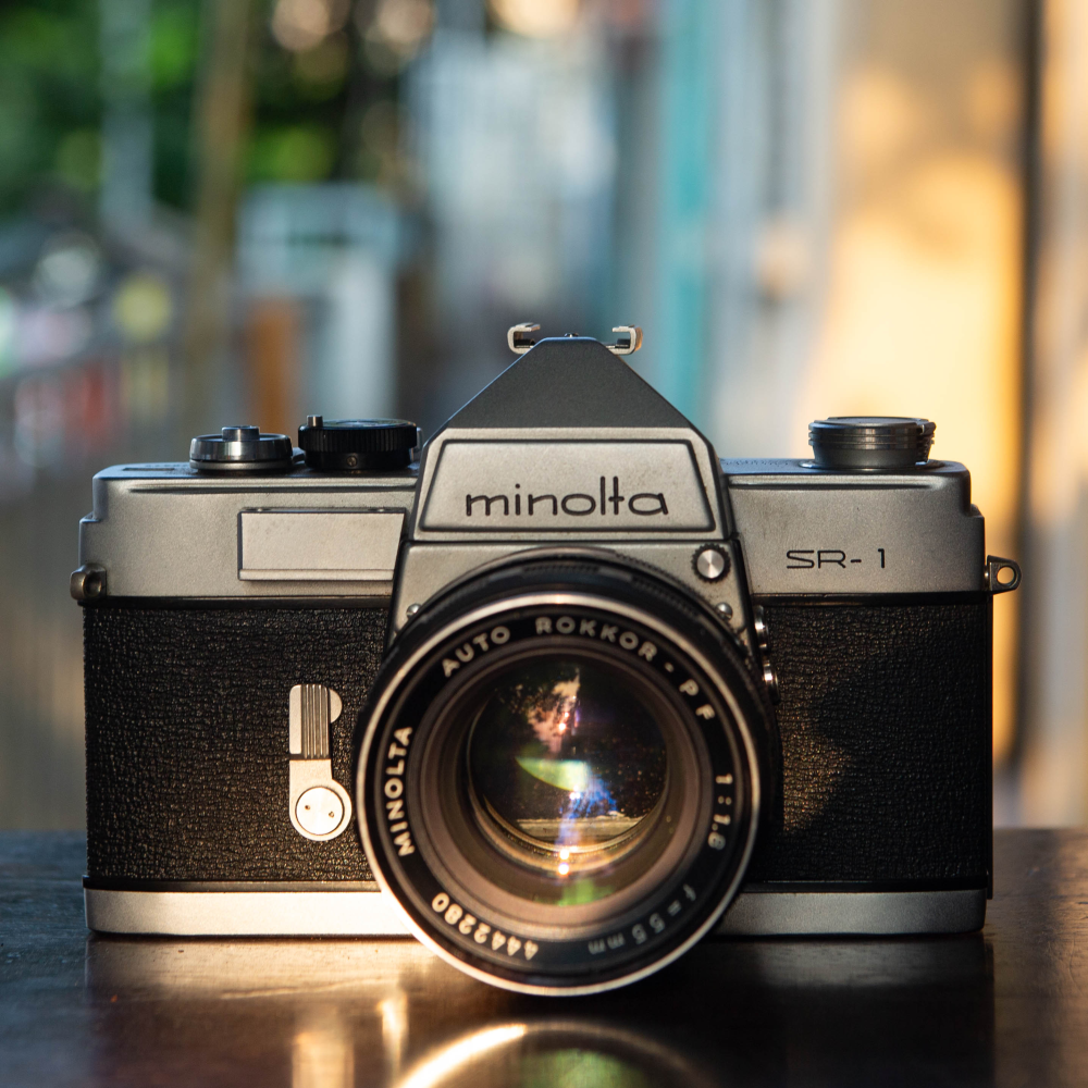 Minolta SR-1 – Minolta Auto Rokkor-PF 55mm f/1.8