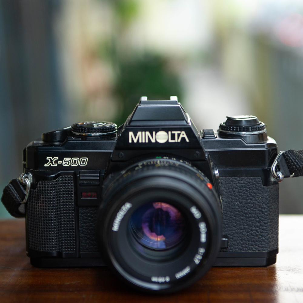 MINOLTA X500 + MD 50MM F/1.7