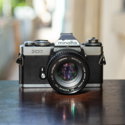 Minolta XD – Minolta MC Rokkor PF 50mm f/1.7