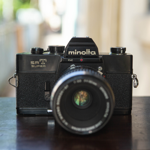 Minolta SRT Super (Black) – Minolta MC Macro Rokkor-QF 50mm f/3.5