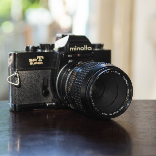 Minolta SRT Super (Black) – Minolta MC Macro Rokkor-QF 50mm f/3.5