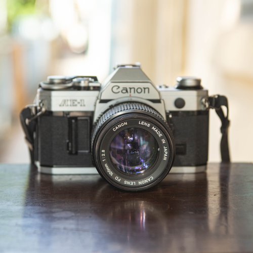 Canon AE-1 – Canon Lens FD 100mm f/2.8 SSC