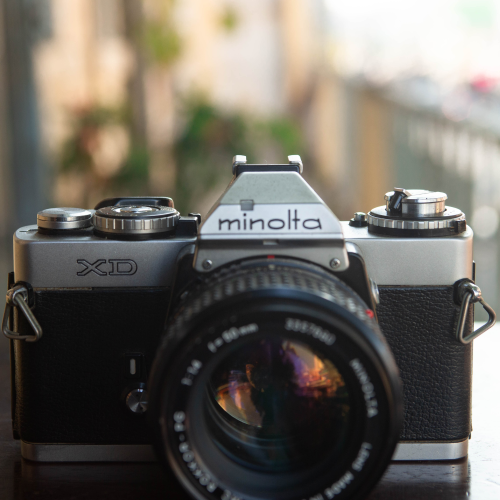 MINOLTA XD + MC ROKKOR PG 50MM F/1.4