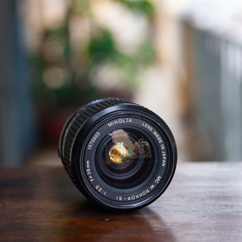 MINOLTA MC W.ROKKOR-SI  28MM F/2.5