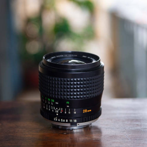MINOLTA MC W.ROKKOR-SI  28MM F/2.5