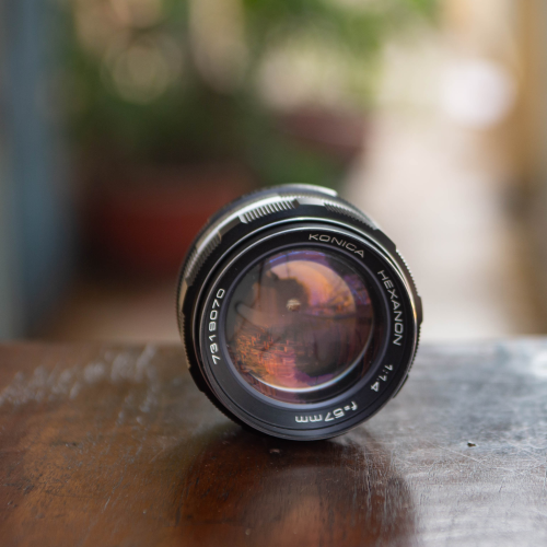 KONICA AUTOREX + HEXANON 57MM F/1.4