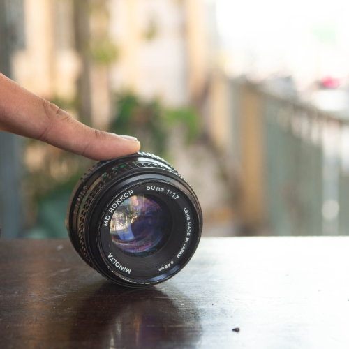 MINOLTA X7 + MD ROKKOR 50MM F/1.7