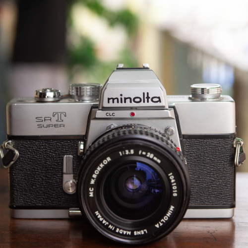 MINOLTA SRT SUPER - MC W.ROKKOR 28MM F/3.5