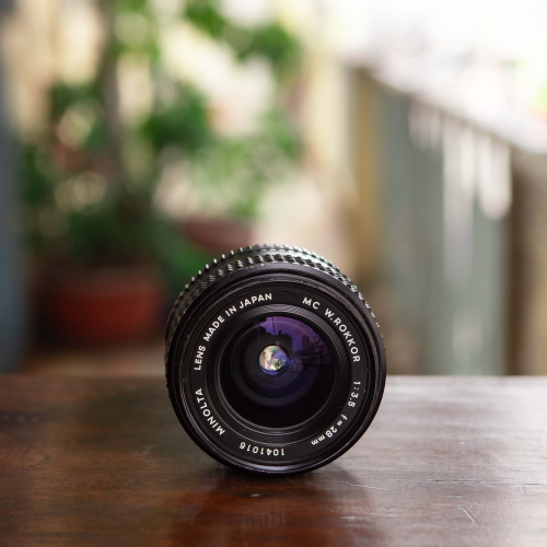 MINOLTA SRT SUPER - MC W.ROKKOR 28MM F/3.5