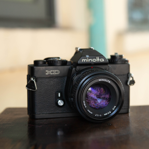 Minlta XD – Minolta MD 50mm f/1.7
