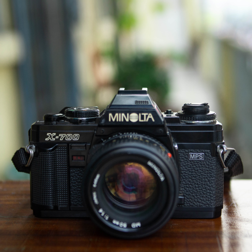 MINOLTA X700 + MD 50MM F/1.4