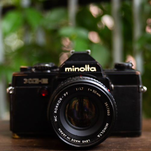 Minolta XG-E – Minolta MC Rokkor-PF 50mm f/1.7